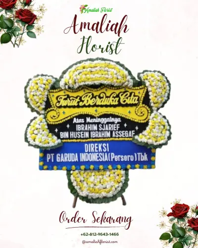 Papan Bunga Duka di Sungaijawi Luar