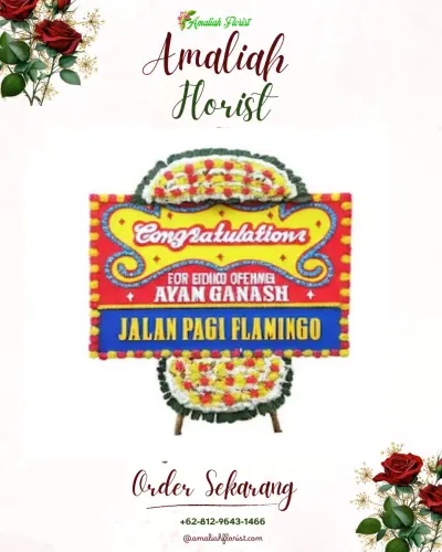 Bunga Papan Congratulation di Sungaijawi Luar